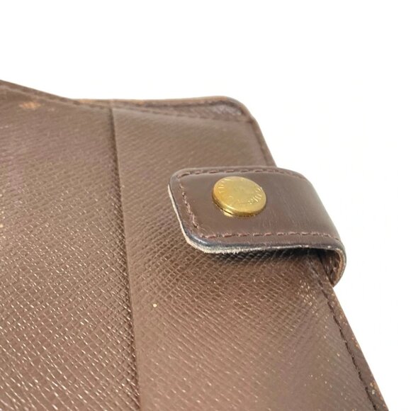 Auth LOUIS VUITTON Compact Zip N61668 Ebene Damier - CA0044 Bifold Wallet - Picture 11 of 11